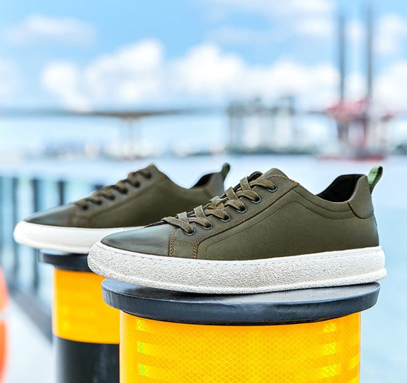 Briggs Casual Sneaker Til Mænd - Oliven