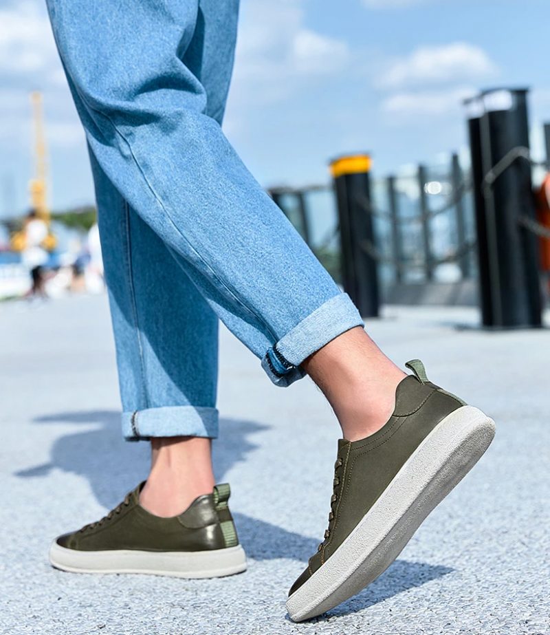 Briggs Casual Sneaker Til Mænd - Oliven