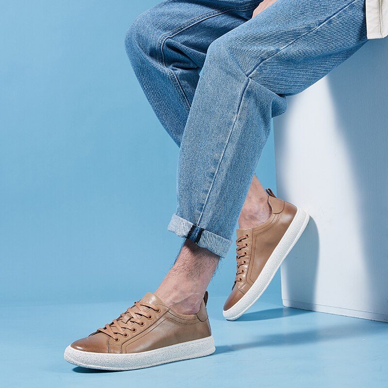 Briggs Casual Sneaker Til Mænd - Oliven