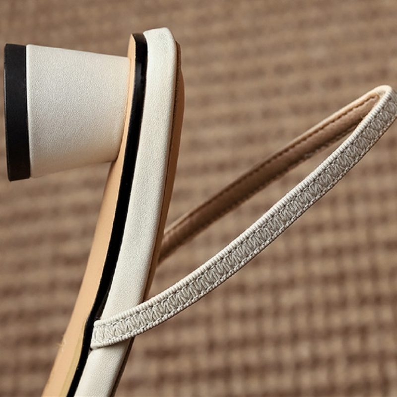 Briyi Sandal Med Spids Tå Til Kvinder - Sort