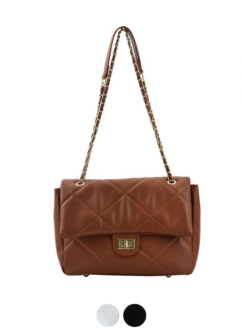 Bubble Kvinders Store Crossbody-tasker I Læder