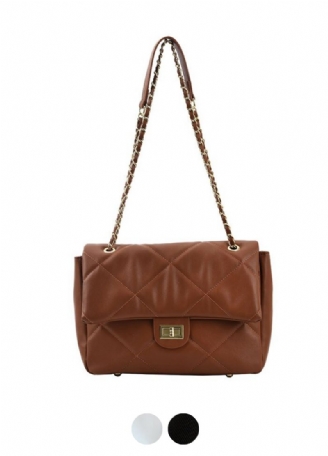 Bubble Kvinders Store Crossbody-tasker I Læder