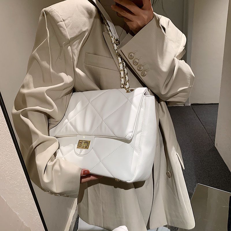Bubble Kvinders Store Crossbody-tasker I Læder - Brun