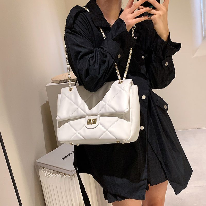 Bubble Kvinders Store Crossbody-tasker I Læder - Brun
