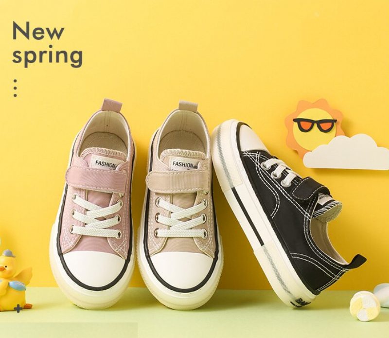 Bugan Unisex Afslappet Sneaker Til Børn - Beige