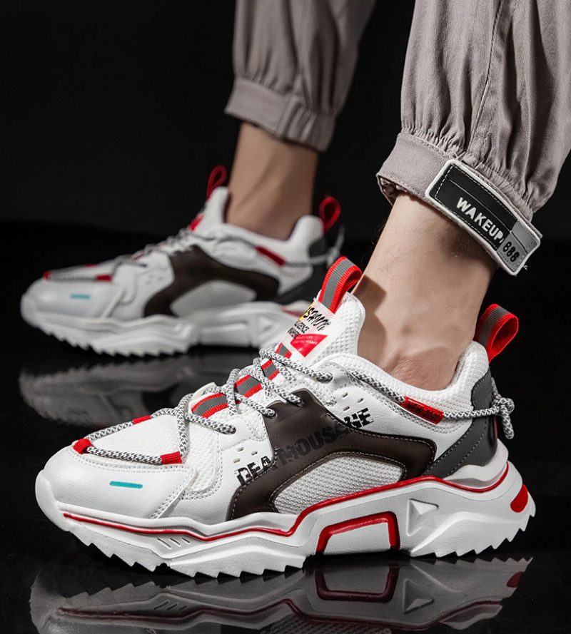 Bumble Mænds Mode Sneakers - Hvid
