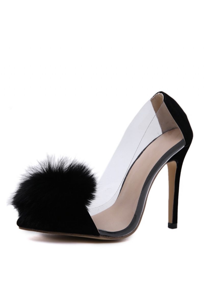 Bunny Dame Transparent Pumps