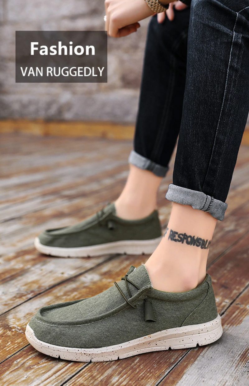 Burns Loafers Sommersko Til Mænd - Khaki