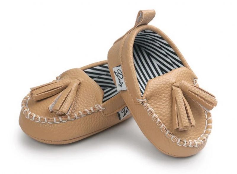 Caleb Baby Drenge Loafer Casual Sko - Khaki