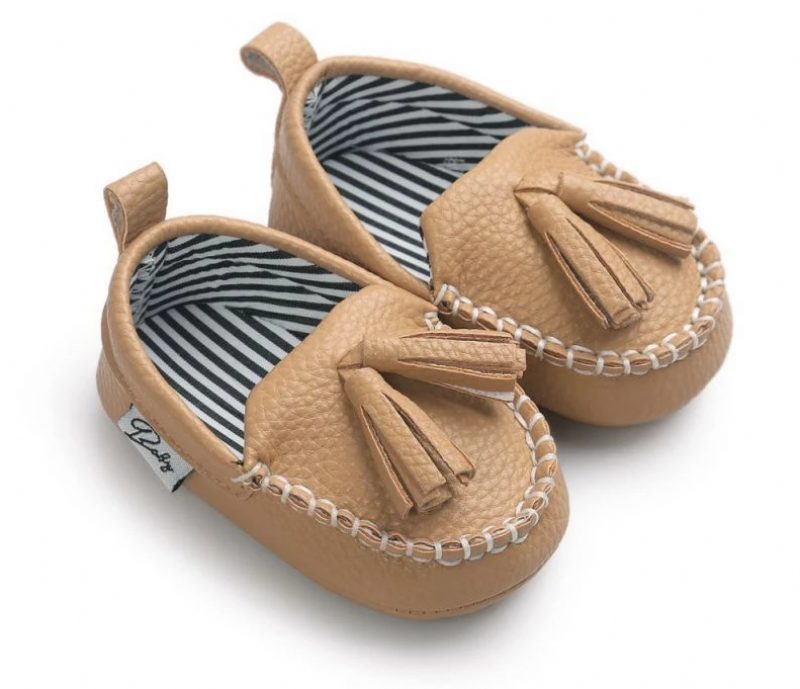 Caleb Baby Drenge Loafer Casual Sko - Khaki