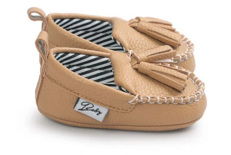 Caleb Baby Drenge Loafer Casual Sko - Khaki