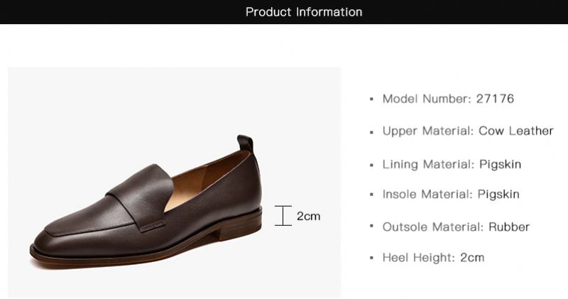 Calixto Kvinders Afslappede Slip-on Loafer Sko - Kaffe
