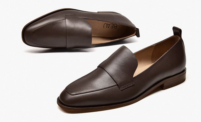 Calixto Kvinders Afslappede Slip-on Loafer Sko - Kaffe