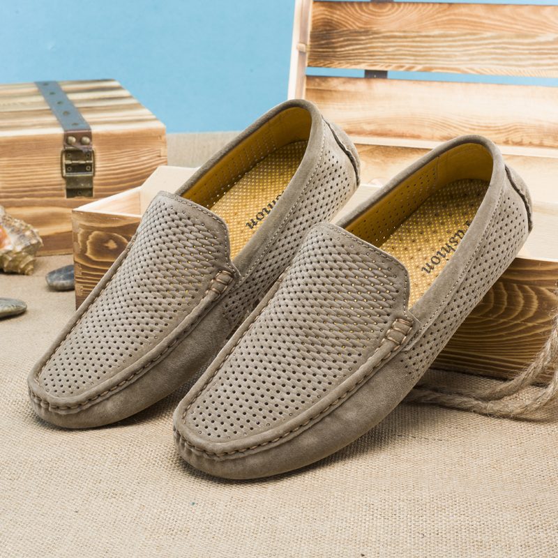 Callum Loafers Fritidssko Til Mænd - Khaki