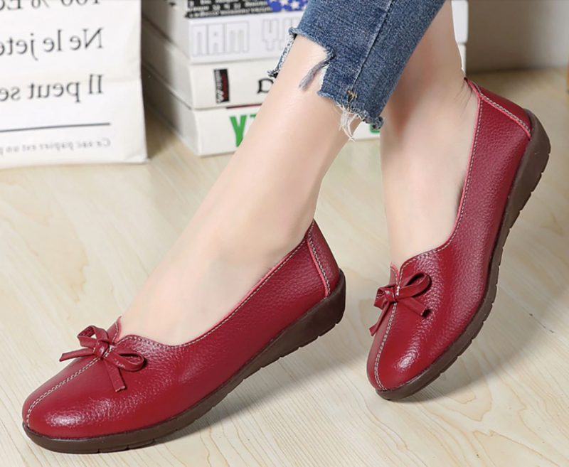Camelia Dame Loafer Sko - Vinrød