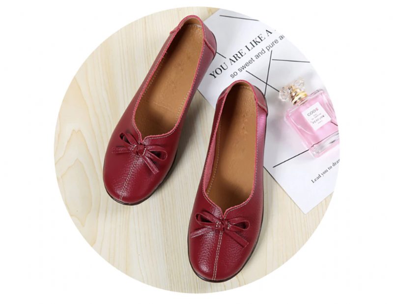 Camelia Dame Loafer Sko - Vinrød