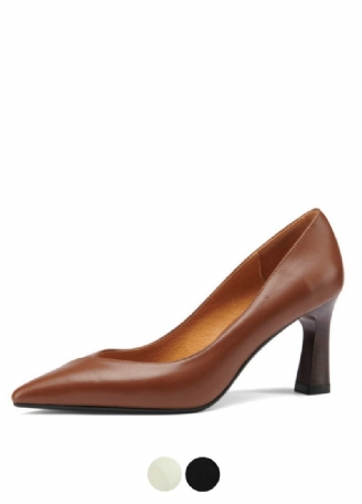 Camelia Kvinders Firkantede Højhælede Elegante Pumps