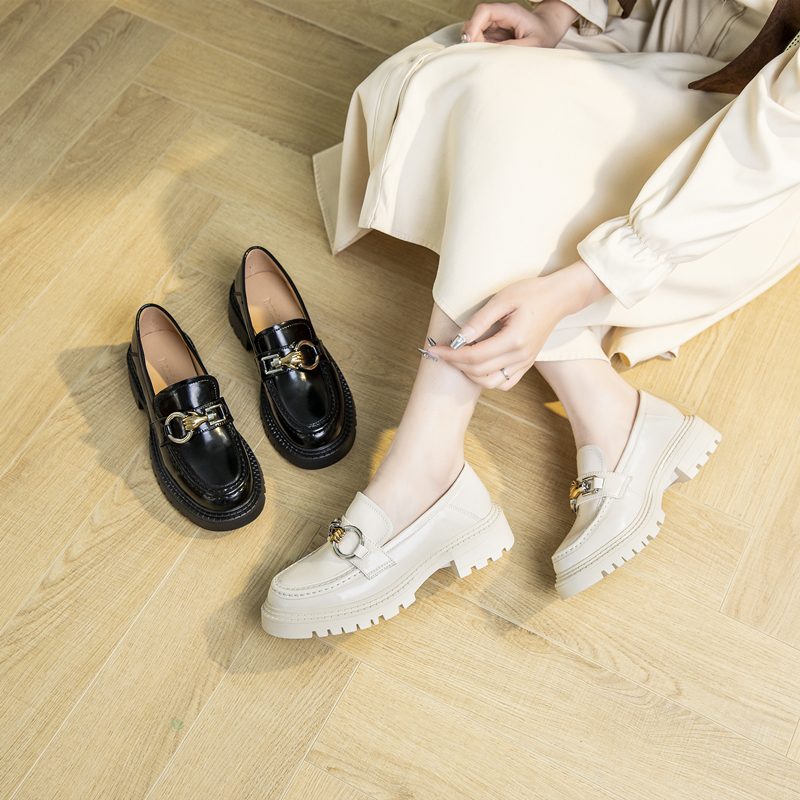 Camila Dame Loafer Sko - Beige