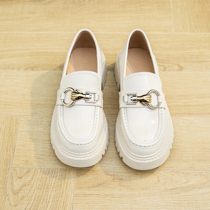 Camila Dame Loafer Sko - Beige