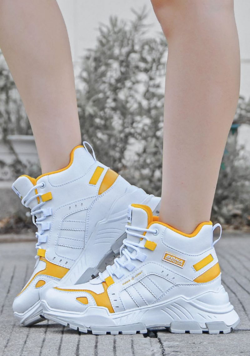 Camila Sneakers Med Snørebånd Til Kvinder - Pink