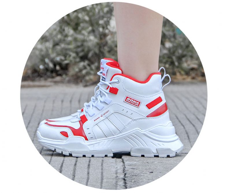 Camila Sneakers Med Snørebånd Til Kvinder - Pink