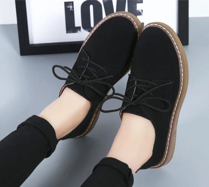 Camile Oxford Loafer Til Kvinder - Beige