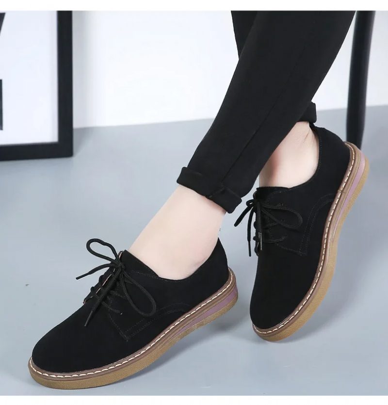 Camile Oxford Loafer Til Kvinder - Beige