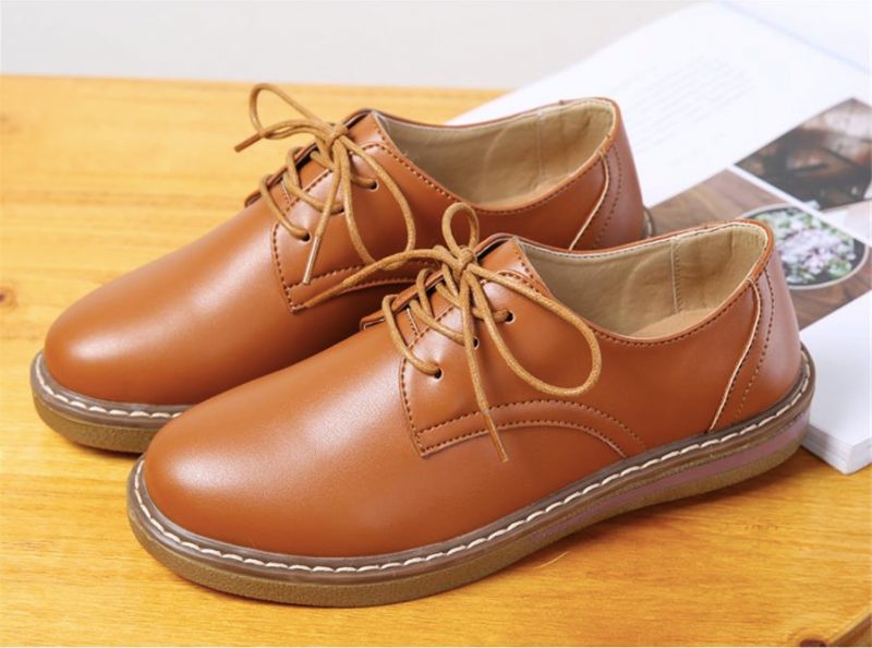 Camile Oxford Loafer Til Kvinder - Beige