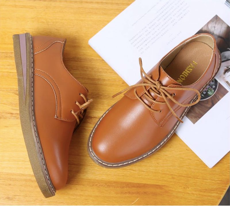 Camile Oxford Loafer Til Kvinder - Beige