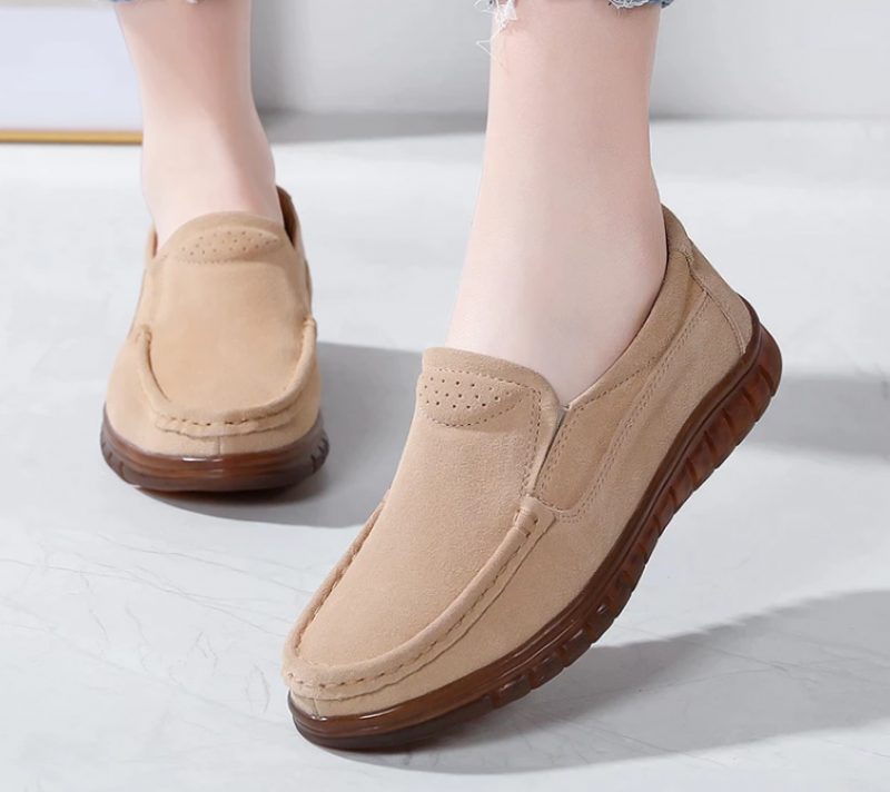 Capra Dame Loafers Sko - Beige