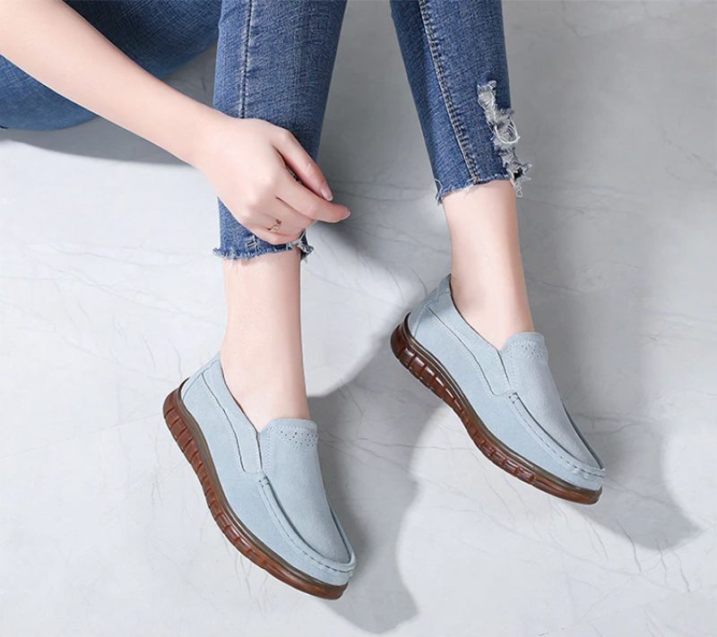 Capra Dame Loafers Sko - Beige