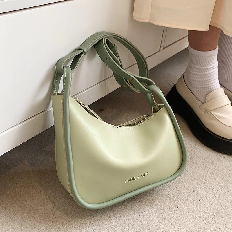 Capricho Crossbody-håndtaske I Imiteret Læder Til Kvinder - Grøn