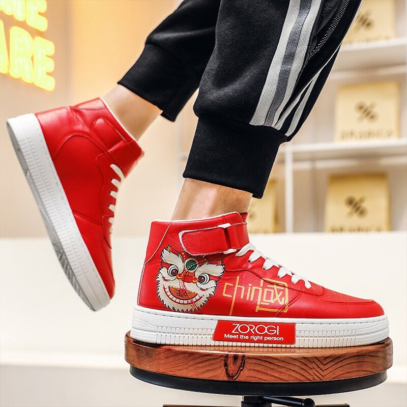 Carles Drenge High-top Sneaker - Rød