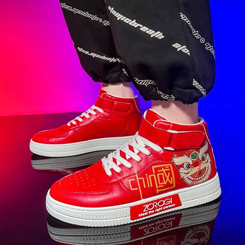 Carles Drenge High-top Sneaker - Rød