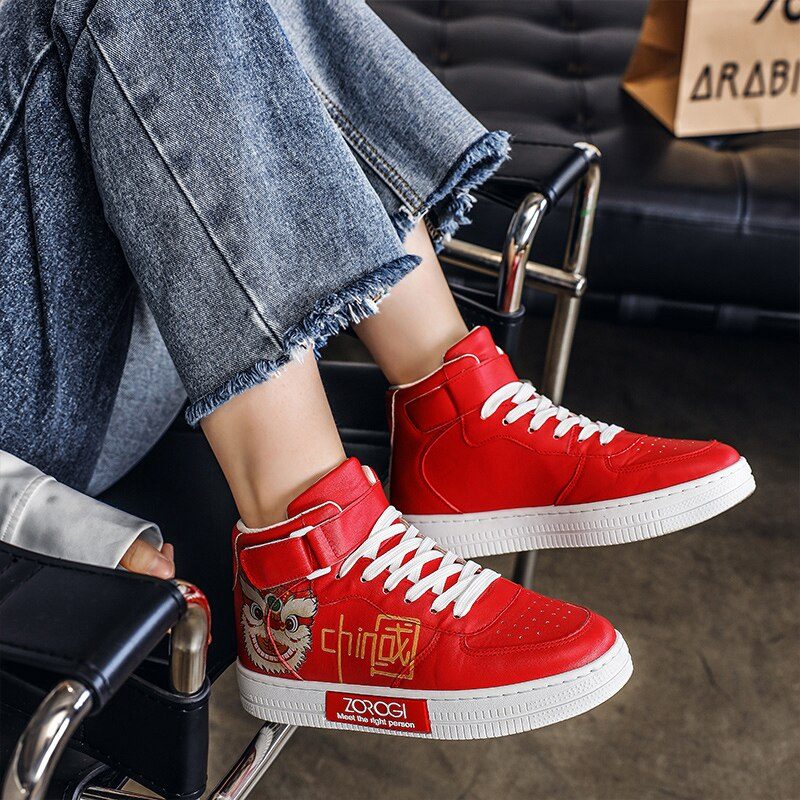 Carles Drenge High-top Sneaker - Rød