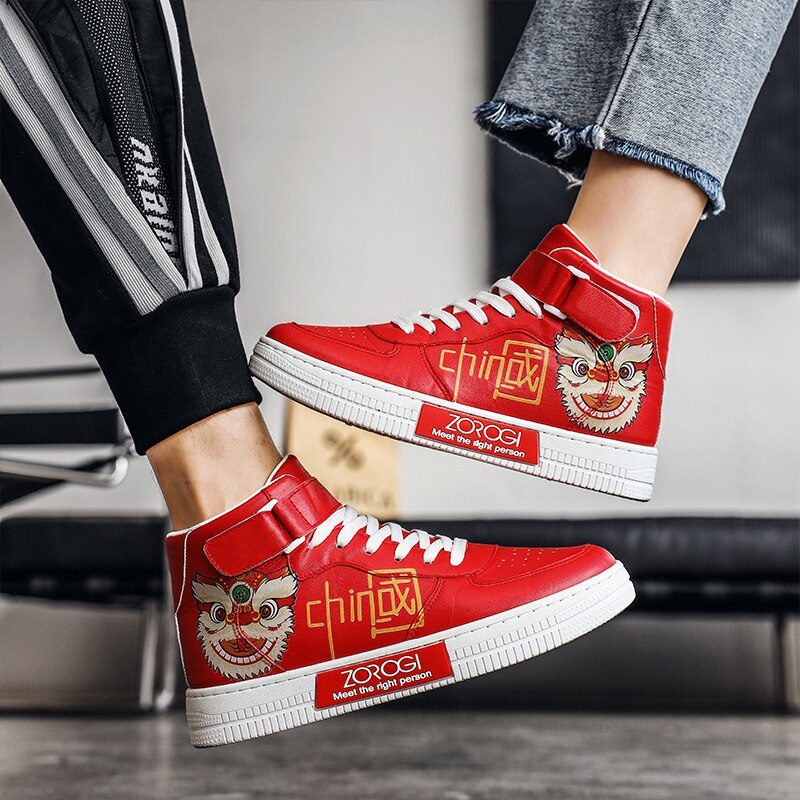 Carles Drenge High-top Sneaker - Rød