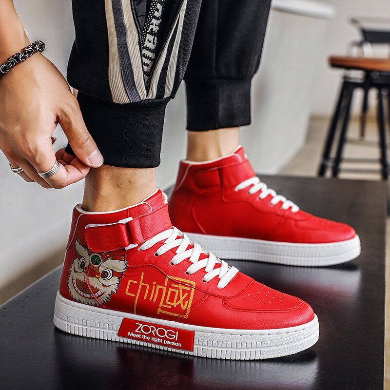 Carles Drenge High-top Sneaker - Rød