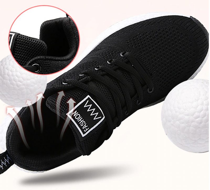 Carlie Sneaker Sorte Sko Til Kvinder - SortHvid