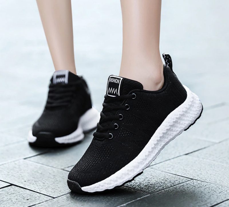 Carlie Sneaker Sorte Sko Til Kvinder - SortHvid
