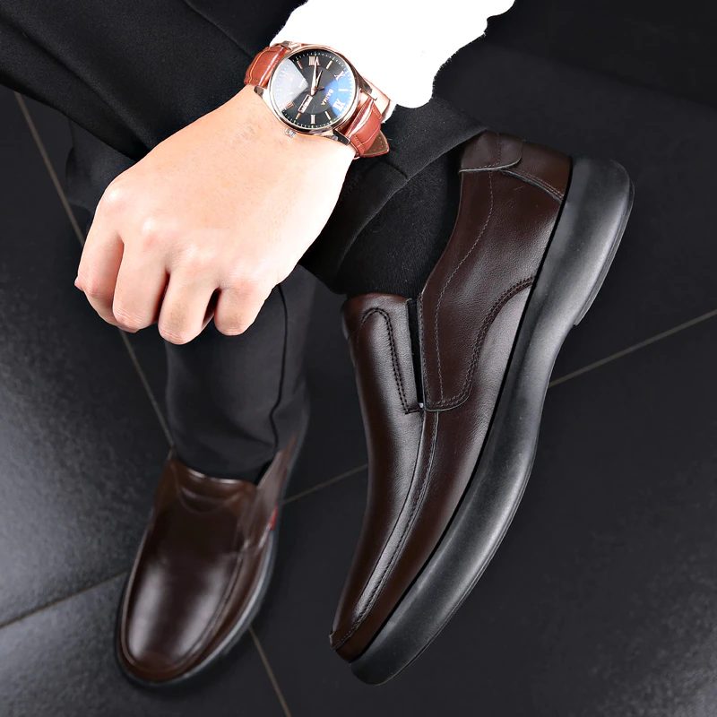 Carlo Loafers Dress Sko Til Mænd - Sort