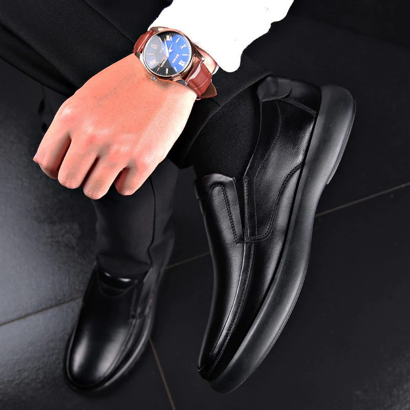 Carlo Loafers Dress Sko Til Mænd - Sort