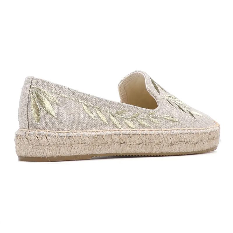 Carmelia Dame Slip On Espadrilles - Khaki