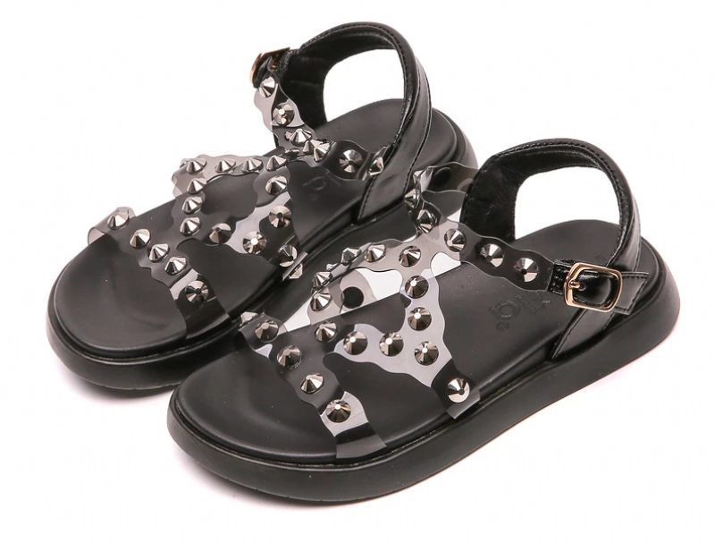 Carol Pigekjole Sandal - Sort
