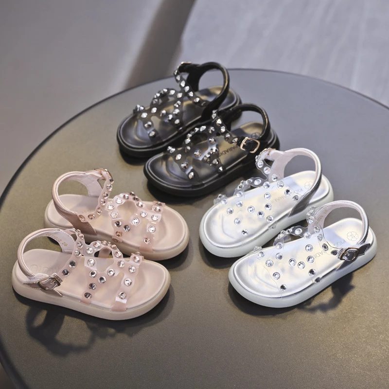Carol Pigekjole Sandal - Sort