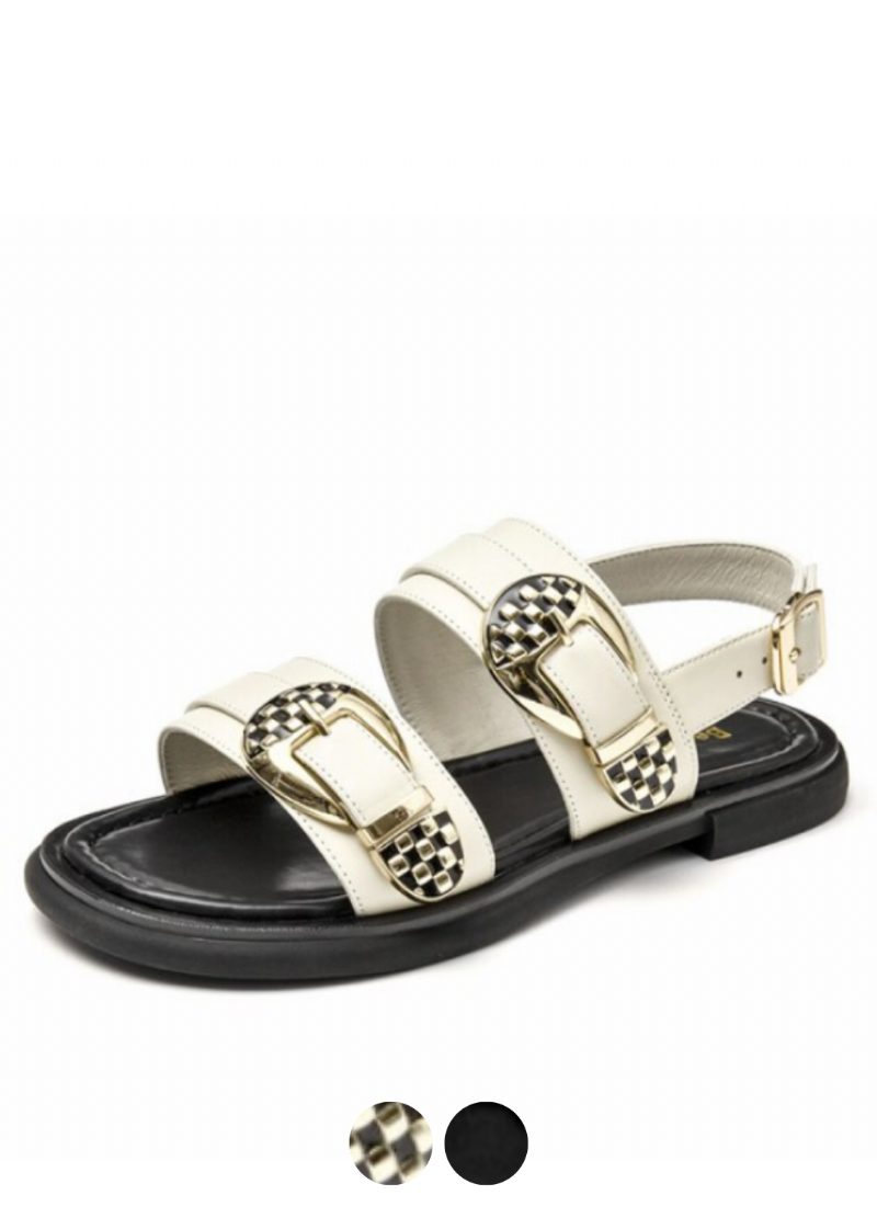 Carole Dame Gladiator Sandaler Læder