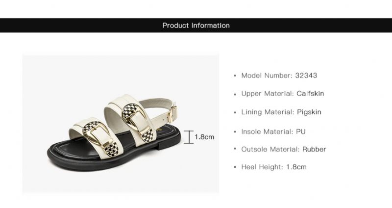Carole Dame Gladiator Sandaler Læder - Beige