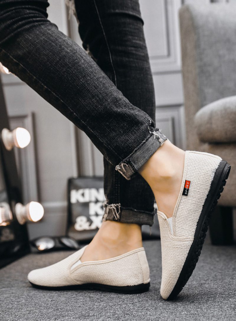Carpie Loafer Fritidssko Til Mænd - Beige