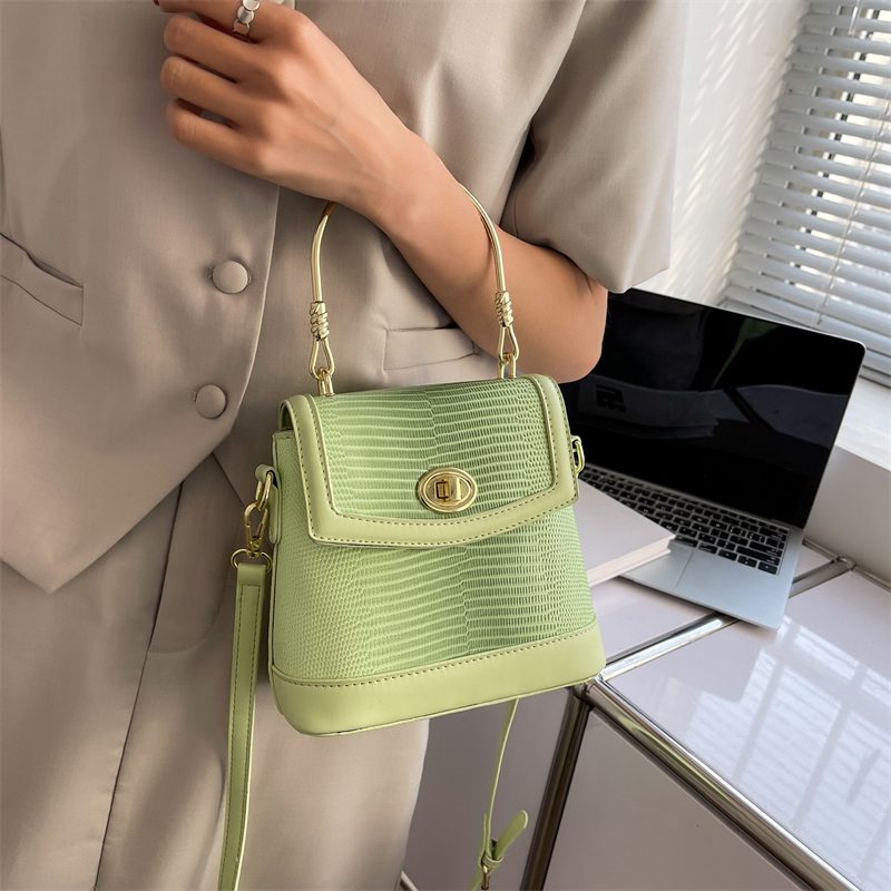 Caruso Mini Læder Crossbody Håndtaske Til Kvinder - Pink