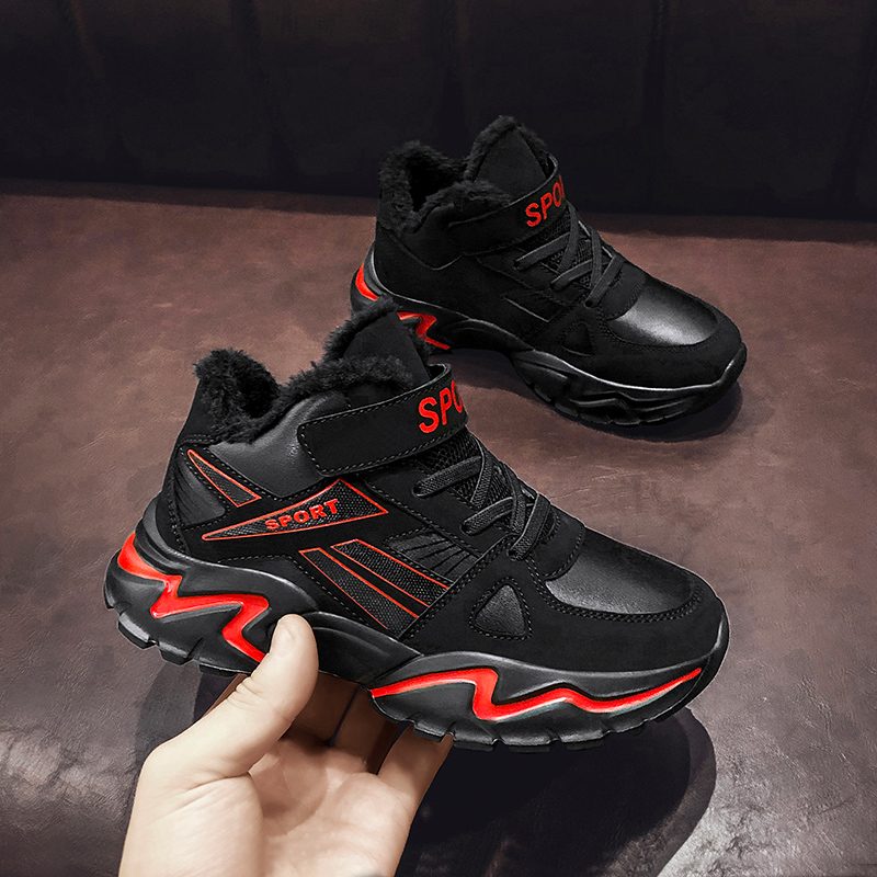 Casual Sneakers For Romerske Drenge - Blå Pels