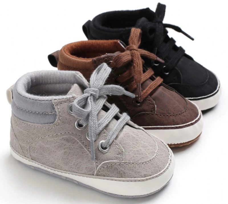 Casual Sneakers Fra Daimer Til Drenge - Brun